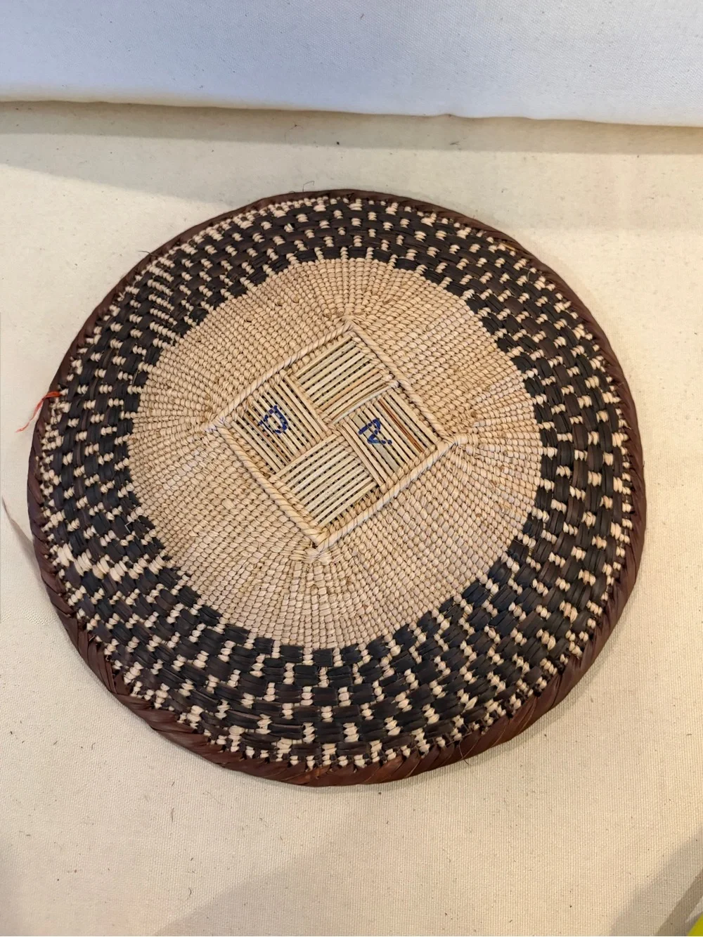 One of a Kind! NEW Woven Basket. Made by Binga people of Zambia Zimbabwe Africa
